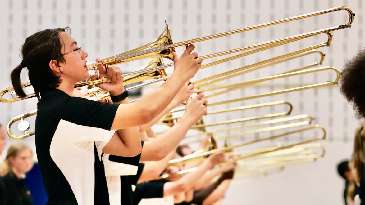 The <a href="/WNHSBands/">WNHS Bands</a> were terrific at their end-of-band-camp performance tonight! The rain stopped them from marching but it could not stop the music!