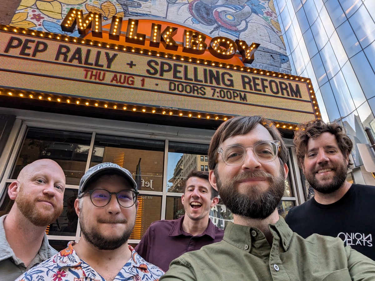 Thanks for an amazing night last night, all!

It was great to be back on the stage at <a href="/MilkBoyPhilly/">MilkBoy Philadelphia</a>. Kudos to Pep Rally and Fair Game for great sets all around.

Stay tuned for some more photo and videos from the show. Thank you!!