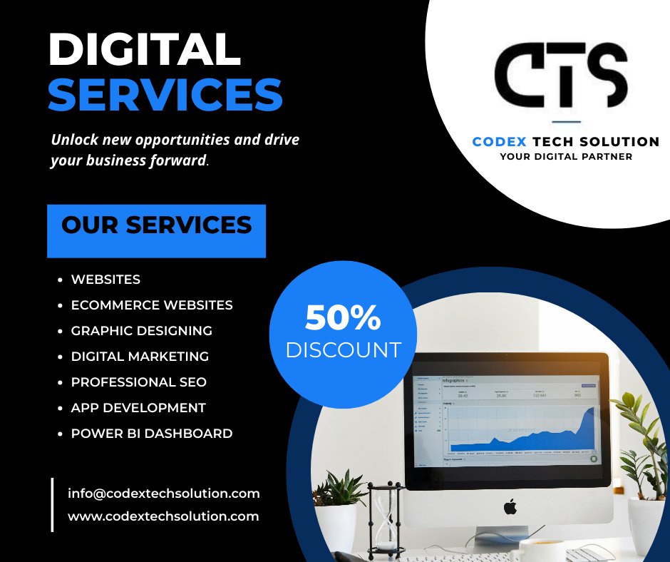 codextechsol's tweet image. 𝐎𝐮𝐫 𝐭𝐞𝐚𝐦 𝐨𝐟 𝐞𝐱𝐩𝐞𝐫𝐭𝐬 𝐢𝐬 𝐝𝐞𝐝𝐢𝐜𝐚𝐭𝐞𝐝 𝐭𝐨 𝐝𝐞𝐥𝐢𝐯𝐞𝐫𝐢𝐧𝐠 𝐞𝐱𝐜𝐞𝐩𝐭𝐢𝐨𝐧𝐚𝐥 𝐭𝐞𝐜𝐡 𝐬𝐨𝐥𝐮𝐭𝐢𝐨𝐧𝐬.

codextechsolution.com

#website #websitedevelopment #graphicdesigning #digitalmarketing #codextechsolution