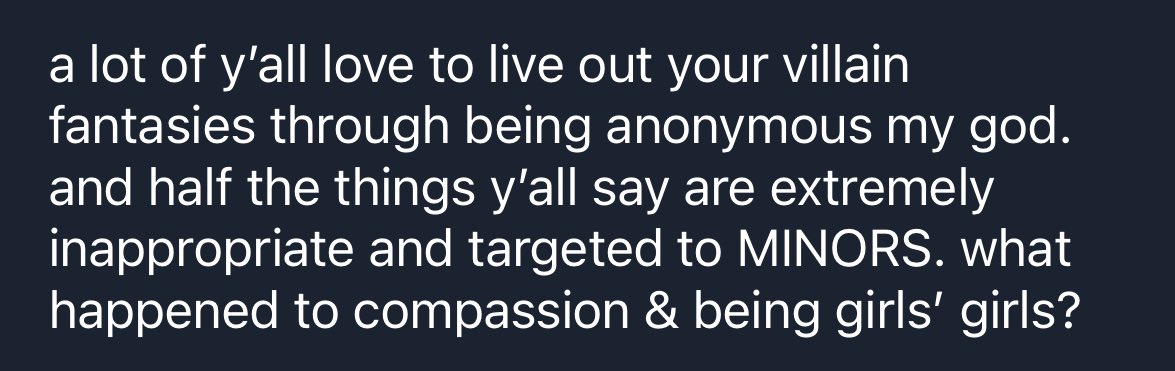 AnonGirlGroupC's tweet photo. #US #UK #girlgroups #boygroups #stans #anon #Anonymous #villians
https://t.co/U0Dg98d6Cb https://t.co/yYzcXkvfxG