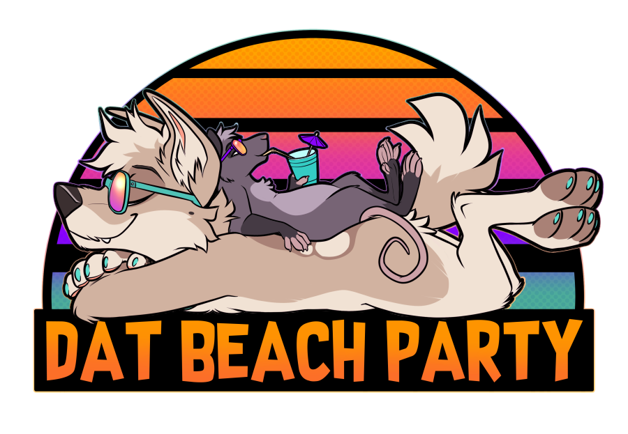Remy__Wolf's tweet photo. DAT Beach Party logo! 🌊🏖️ https://t.co/DvvyCrgx4W