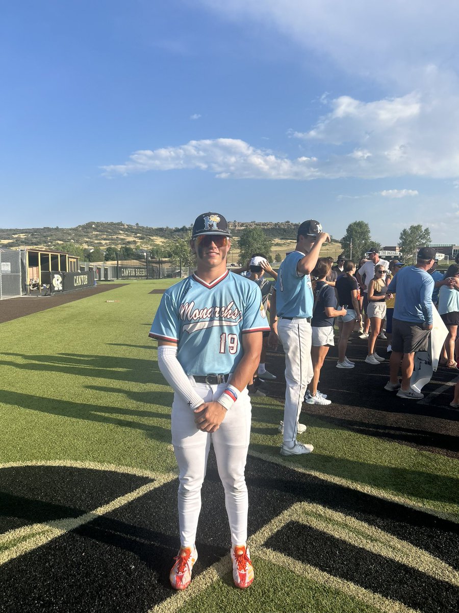 Five Tool Colorado (@fivetoolco) on Twitter photo F: <a href="/CityMonarchs/">Capital City Monarchs</a> 6, Slammers Feinman 3
PoG: Cameron Miller 6 IP, 2K, 4H, ER
Notable: Jackson Kolterman 2-4, 4 RBI, R F: <a href="/CityMonarchs/">Capital City Monarchs</a> 6, Slammers Feinman 3
PoG: Cameron Miller 6 IP, 2K, 4H, ER
Notable: Jackson Kolterman 2-4, 4 RBI, R