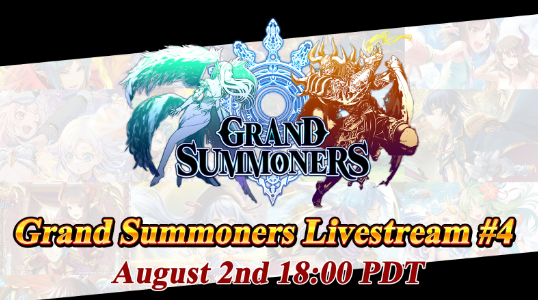 GRDSMN_GLOBAL's tweet photo. The Grand Summoners Livestream #4 is underway! ...and a revival Crossover is about to be announced?! 
Tune in to watch! 
https://t.co/7P8YTzw1ra https://t.co/ZZbBCWE2wD
