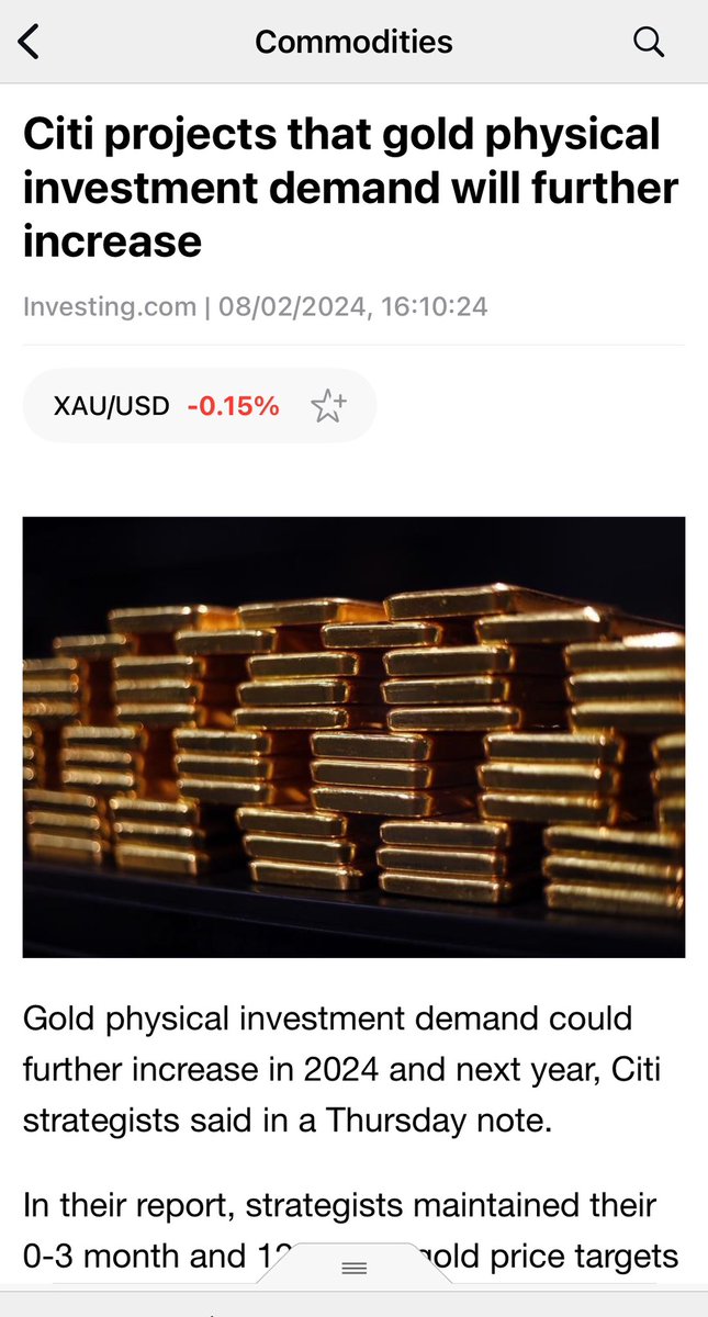 PvtRoop's tweet image. Look at this picture: the projection indicates an increase in demand, suggesting that the market will rise. However, the news data is negative for gold. If the market moves up, it could pressure all retailers, potentially impacting their margins or causing significant losses.