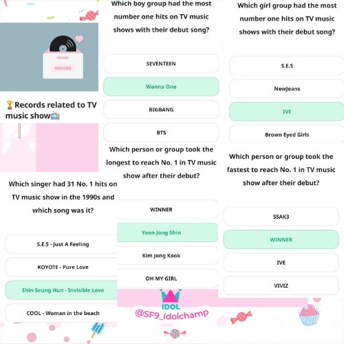 📌Solve 1 daily quizzes and win up to 20
📌Fantasy, remenber, to order of the questions and answers is random.
#SF9 #에스에프나인 #14TH_MINI_ALBUM #FANTASY #Dont_Worry_Be_Happy