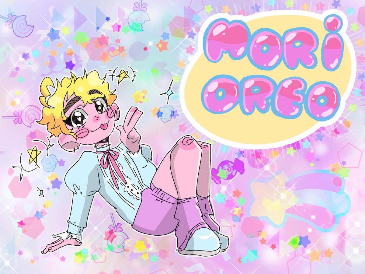 It's me: Mori!⭐️🌈🩵🩷🤍🩷🩵
