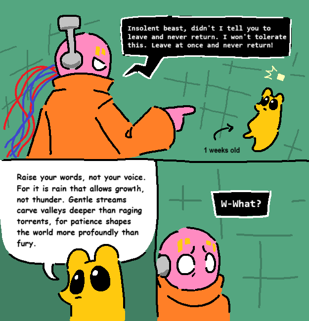 Feeling lazy today, take this comic I made a while back
#Rainworld