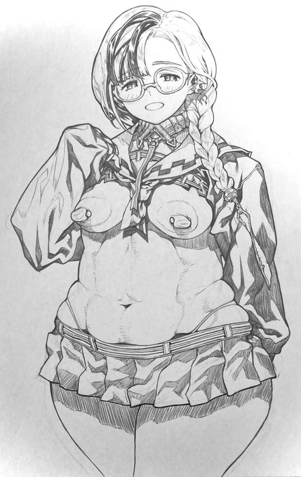 横幅のある胴体です。 