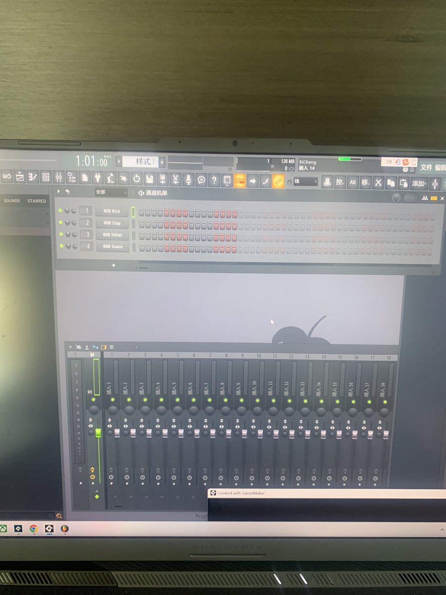JamesCageWhite's tweet image. I’m learning fl studio. To make music .it’s very hard