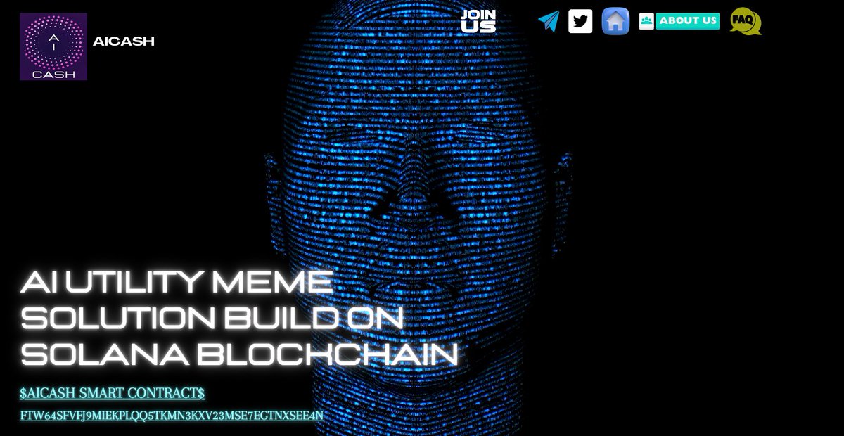 AiCash_Official's tweet photo. https://t.co/X1G12Xsx8k

#AI #artificalintelligence #utility #TOKEN2049 #aitechnology #Analytics #winningmindset https://t.co/Ueq1UVTNOw