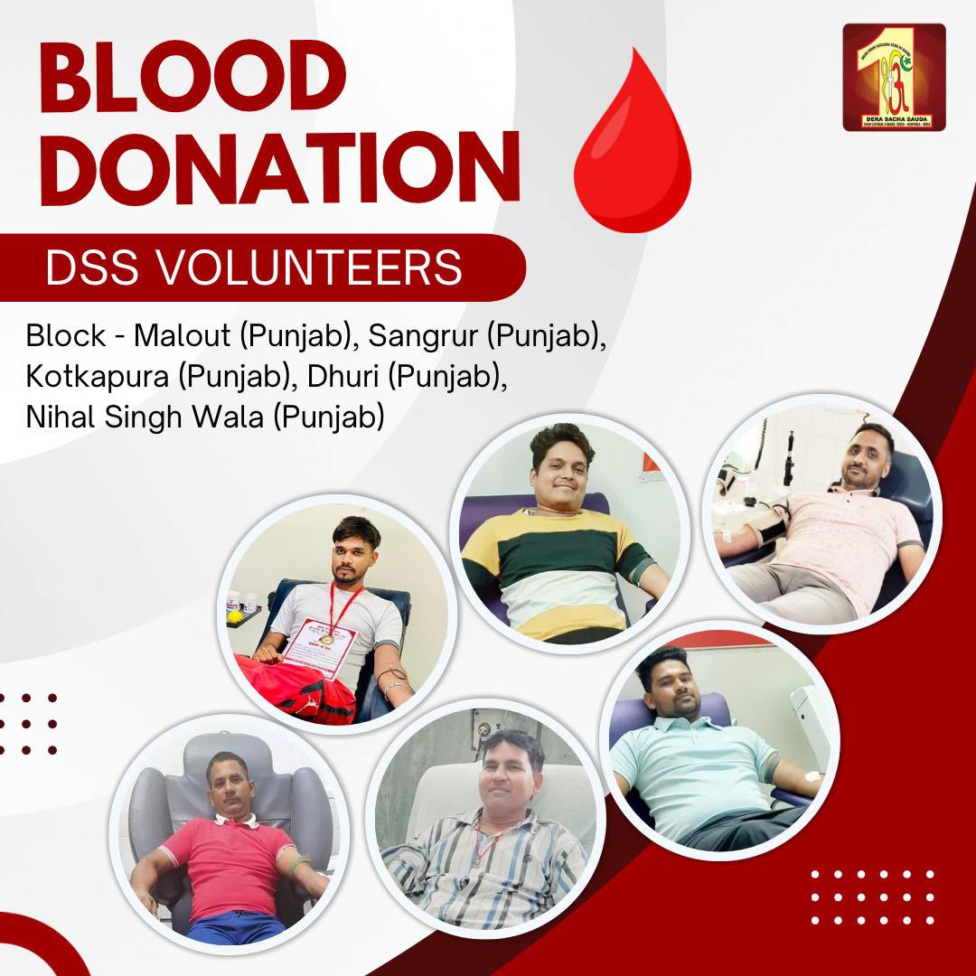 __iMVishal's tweet image. Following the inspiration of Saint Gurmeet Ram Rahim Ji, the volunteers of Dera Sacha Sauda leave no stone unturned to help others and save lives. The blood donation campaign run by him has saved millions of lives so far. #BeALifeSaver