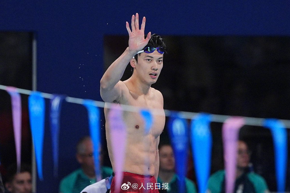 globaltimesnews's tweet image. In a post-race interview, #WangShun stood firm on questions related to doping: &quot;We aim for clean, stylish, and moral gold medals.&quot; He also mentioned undergoing 28 tests from domestic selection to #Paris2024, emphasizing the integrity of Chinese players&apos; sportsmanship. #DopingFree…