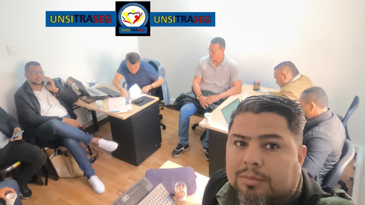 Reunión con la dirección  UT PROTEGER. Se trataron varios puntos que afectan a nuestros  compañeros afiliados logrando soluciones  de fondo!
<a href="/alfredodiaz0319/">PDTE UNSITRASEG</a> <a href="/JohanFlrzA/">Johan Florez A.</a>
<a href="/AlfredoJosDazB1/">Alfredo José Díaz Balanta</a>  #Viva_la_lucha_sindical 
#Viva_UNSITRASEG