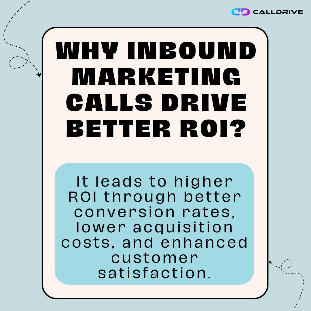 calldriveai's tweet photo. Maximize ROI with inbound marketing calls. Enjoy higher conversion rates, cost-effective lead generation, and improved customer satisfaction. Elevate your strategy with Calldrive. 
.
#businessGrowth #callStrategy #entrepreneur #inboundcalls #inboundcalling #callcenter #calldrive https://t.co/UAr0Hx09sF