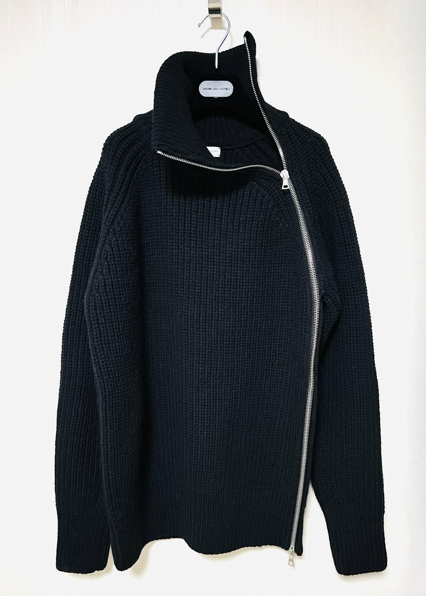 DRIES VAN NOTEN 2024 AW ZIPPED SWEATER ドリス本人期、秋冬はラスト