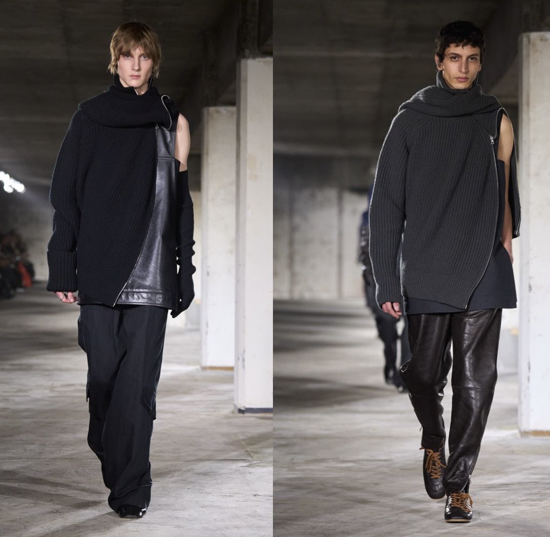 DRIES VAN NOTEN 2024 AW ZIPPED SWEATER ドリス本人期、秋冬はラスト