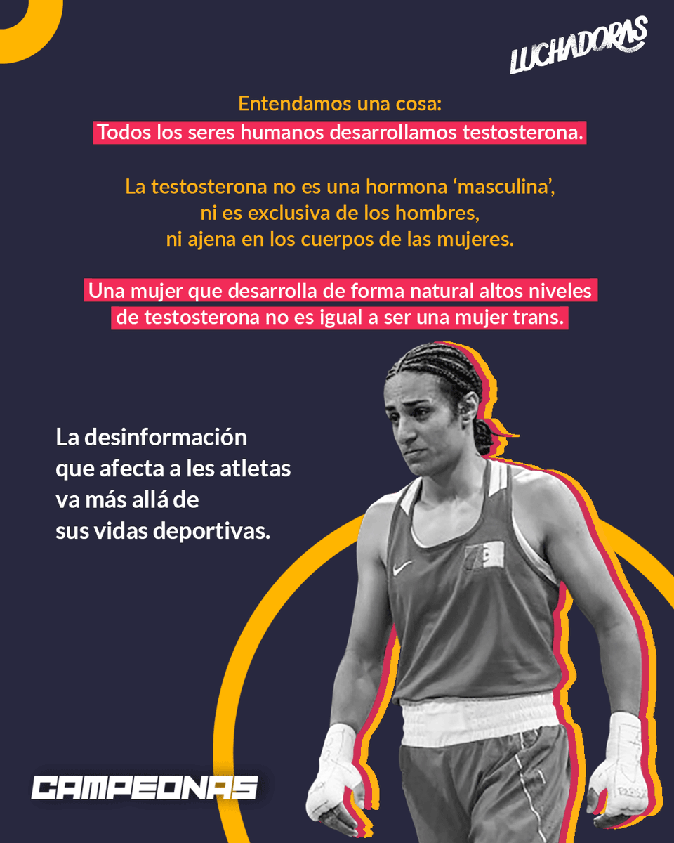 LuchadorasMX's tweet photo. #ImaneKhelif vuelve mañana al ring 🤼‍♀️. 
Se enfrentará a la húngara Luca Hámori y al trans0di0 pero recuerden: ¡Que no hay mujeres trans compitiendo en #Paris2024 !⚠️

@ginxglez comparte datos útiles contra la desinformación y discursos de 0di0. 🥊💥

https://t.co/rj6lMJe7r5 https://t.co/5gYgOC9WHa