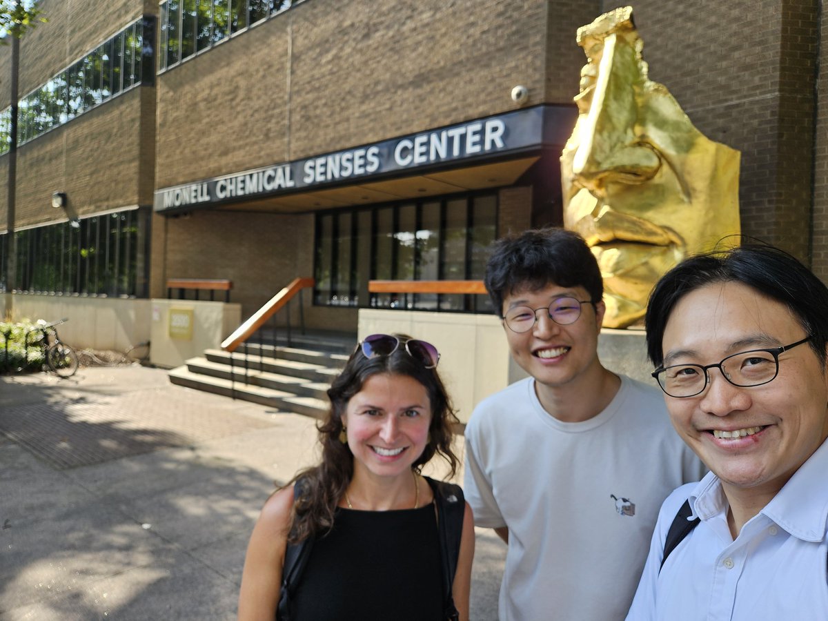 Hyung Jin Choi (@hyungjinchoi_) on Twitter photo Monell Chemical Senses Center. These are the people who truly understand my deepest questions. This is the reason I chose the life of a scientist, to chat forever about nerdy things and making special friends. <a href="/AmberAlhadeff/">AmberAlhadeff</a> <a href="/GdeLartigue/">Guillaume de Lartigue</a> <a href="/dietrich_mo/">Marcelo Dietrich 马塞洛</a> Monell Chemical Senses Center. These are the people who truly understand my deepest questions. This is the reason I chose the life of a scientist, to chat forever about nerdy things and making special friends. <a href="/AmberAlhadeff/">AmberAlhadeff</a> <a href="/GdeLartigue/">Guillaume de Lartigue</a> <a href="/dietrich_mo/">Marcelo Dietrich 马塞洛</a>