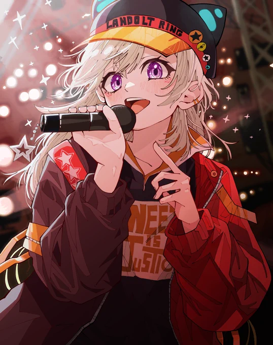 #イラスト ぶいすぽ、赤色。 