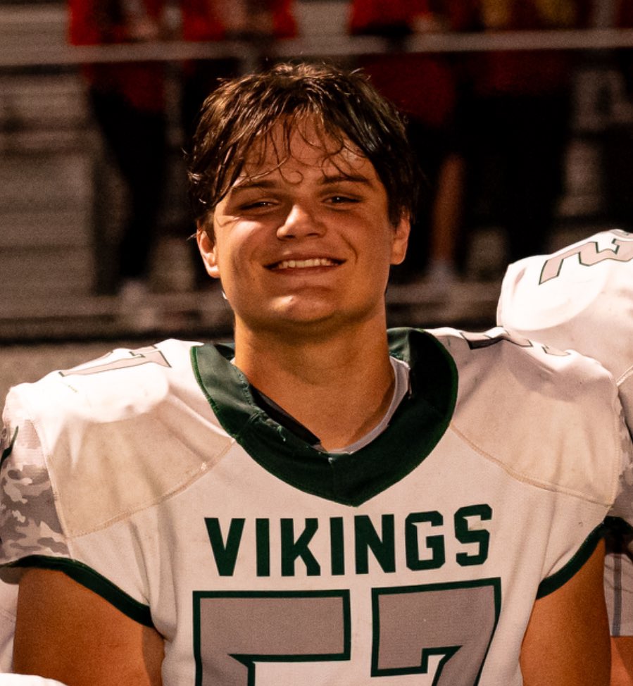 FBvikingstrong's tweet photo. NEW SCHOOL RECORD!! Lineman 40 Yard Dash: @WillRimmel 4.89 seconds
Will Rimmel concluded field testing today breaking the Lineman record for 40 yd dash time previously held by All-State DE Cooper Thunell
#earnednotgiven #vikingstrong #recordsmadetobebroken #2024seasonloading https://t.co/dNN2H1IuGp