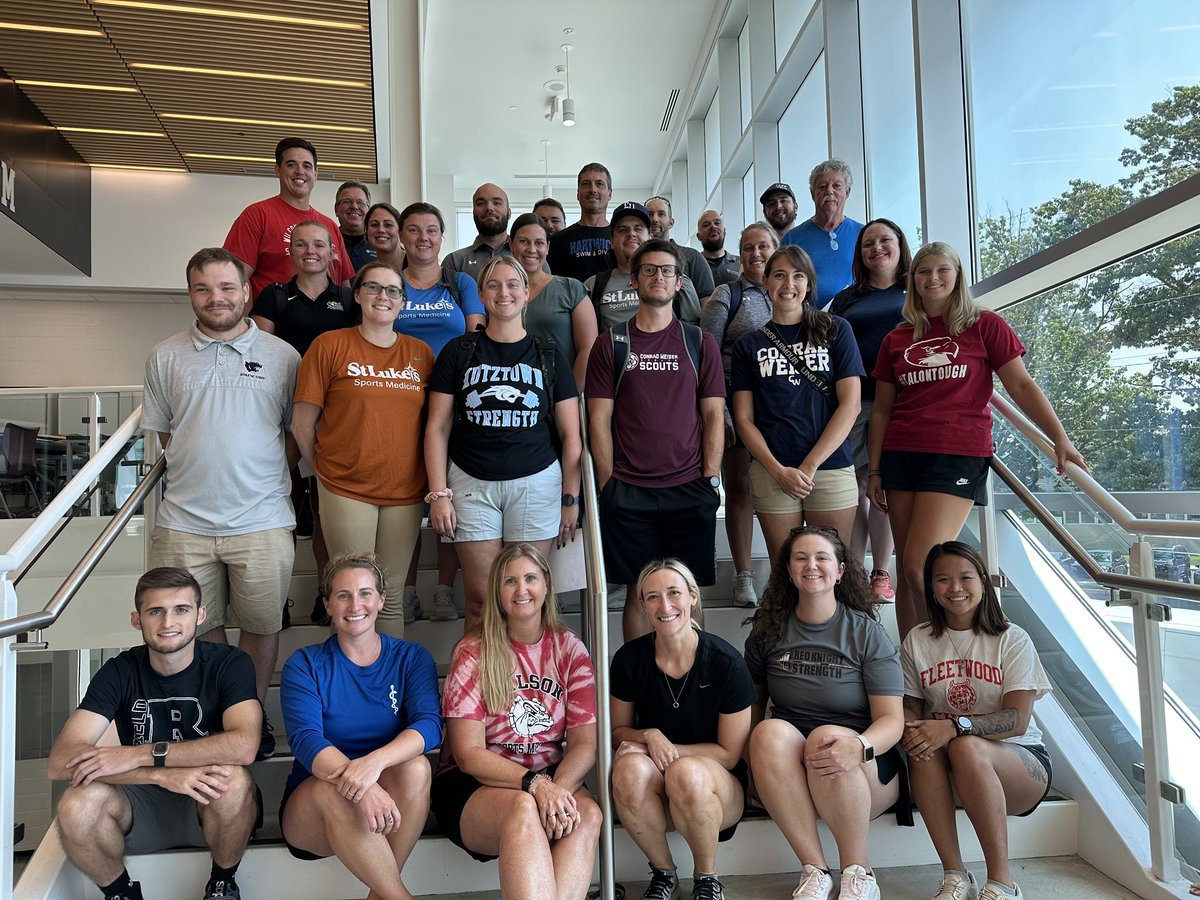 PaulRobertsCuse's tweet photo. The Berks County Scholastic Athletic Trainers Association held a medical training event at the GMACC this week.
They addressed serious issues like sudden cardiac arrest.
It was a collaborative effort with several EMS organizations.
Great job everyone 👍

@kmeloatc https://t.co/ZpsyLk8prj