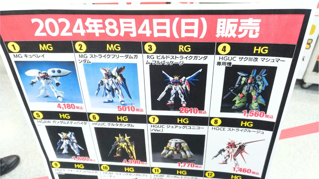 ガンプラ再販ヨドバシ梅田在庫ある？2025 on X: 