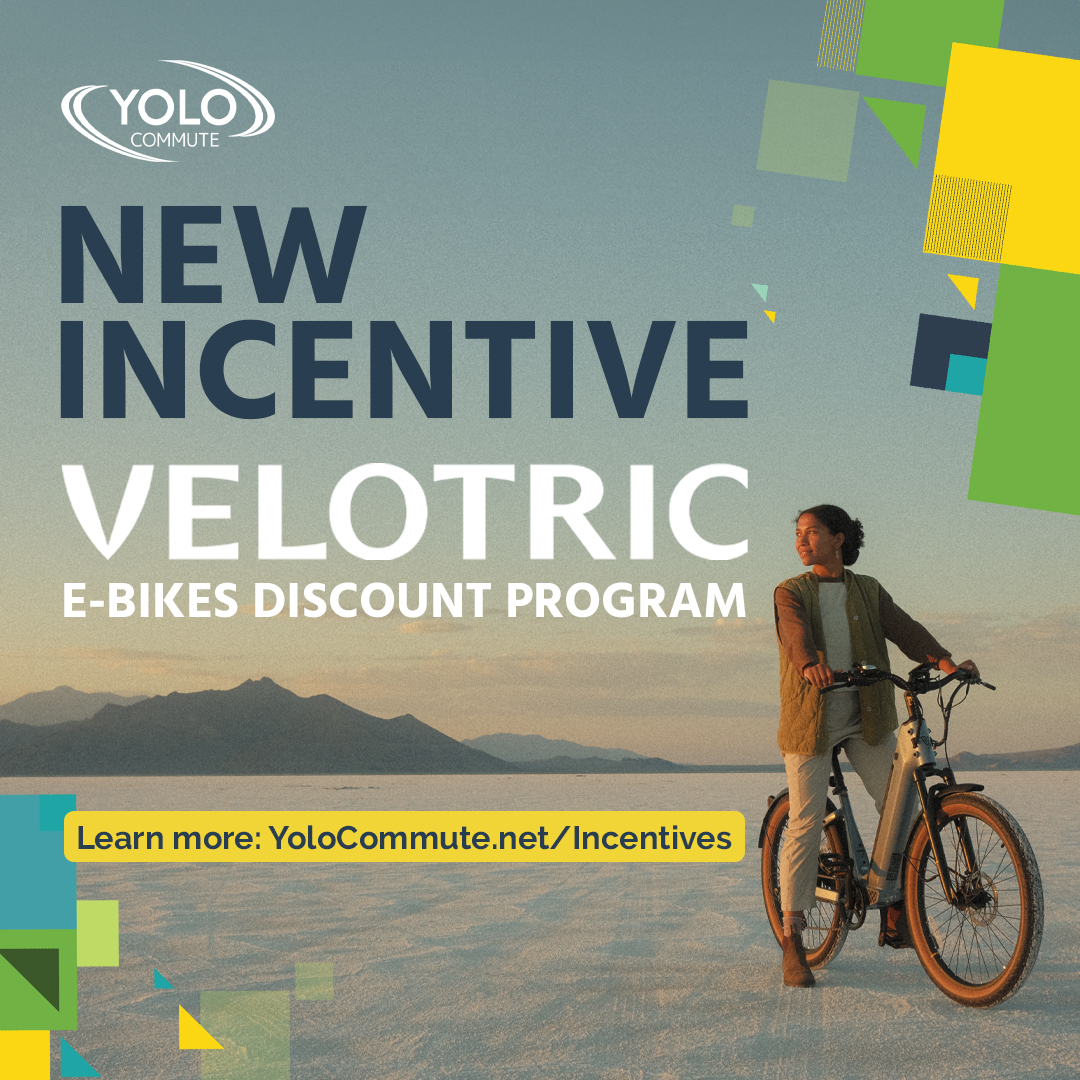 YoloCommute's tweet photo. 🚨NEW INCENTIVE ALERT🚨 Yolo Commute members can now receive a 10% discount when purchasing a @VelotricEbike from participating local bike shops! We're so excited to be able to offer another great way to get around to our members. Learn more: https://t.co/Dz8kybgLwq https://t.co/I7lZhoyecZ