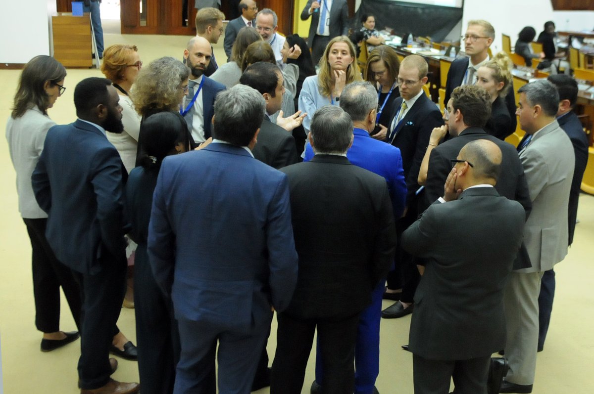 IISD_ENB's tweet photo. The election for the position of the Secretary-General brought new leadership and what some described as “a new era” for the International Seabed Authority, with Leticia Carvalho of Brazil attracting support from a significant number of delegates.

Read ▶️ https://t.co/DZm1U5oyOS https://t.co/N93ILD8pUG