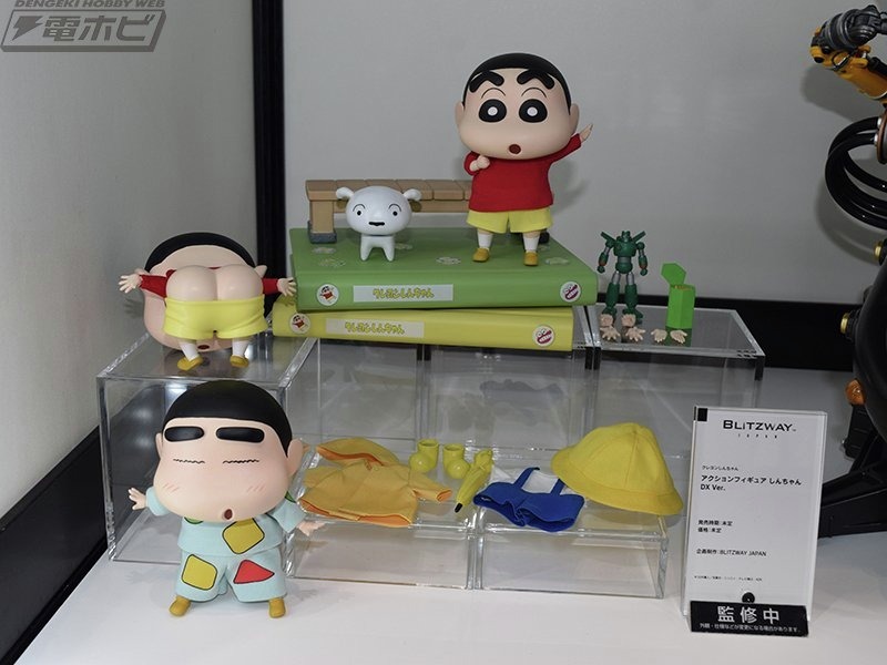 フィギュア彩色見本展示 『#クレヨンしんちゃん』 アクション