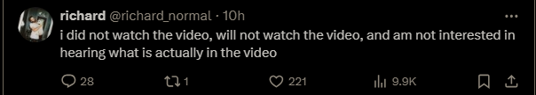 RevkMain's tweet photo. my least favorite genre of tweets are people taking screenshot of youtube videos and shitting on them without even watching the video, like atleast be a good hater and do research. https://t.co/Fy55T1gZRW