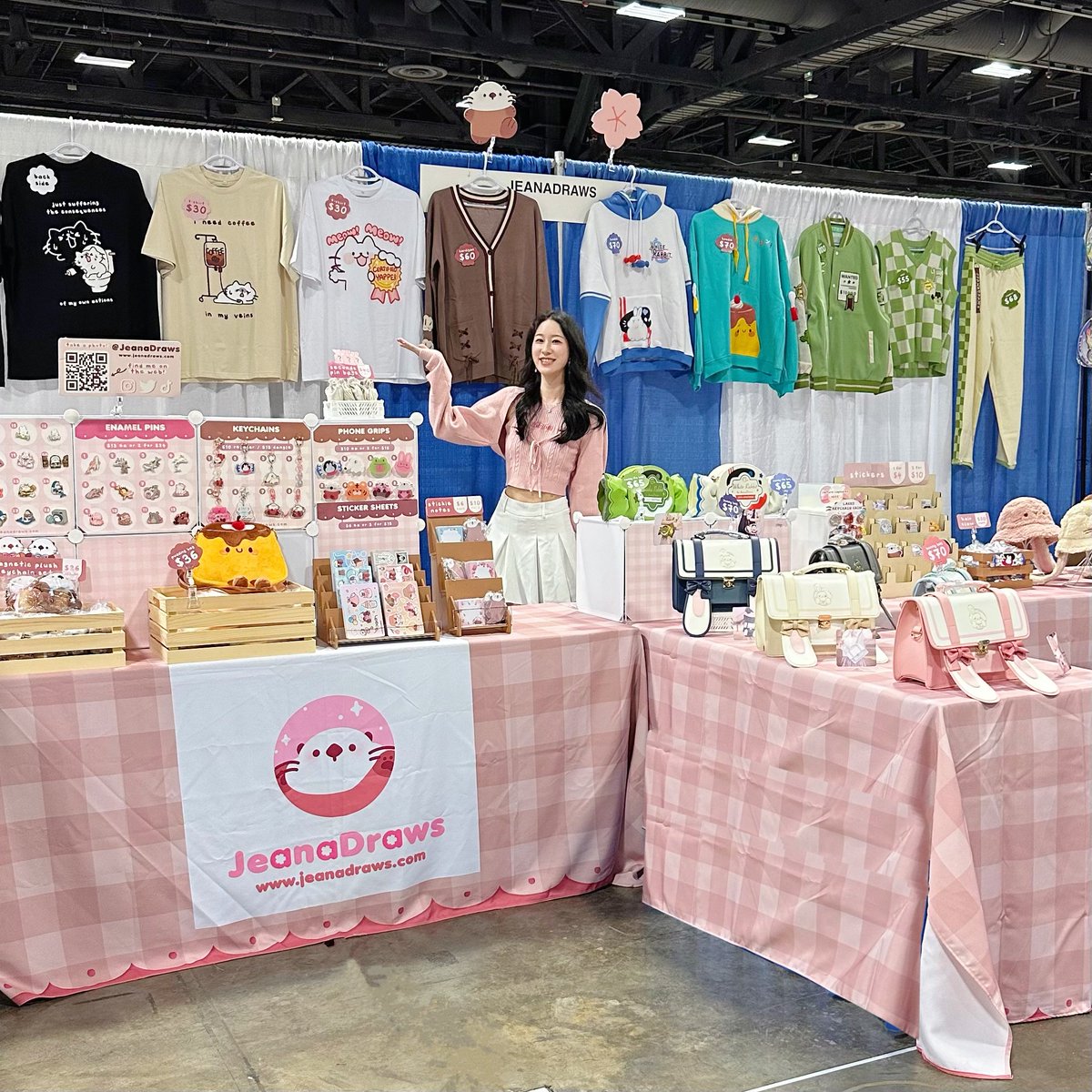 All set up at Otakon!
Booth 1745 in the Dealer's Room 💕