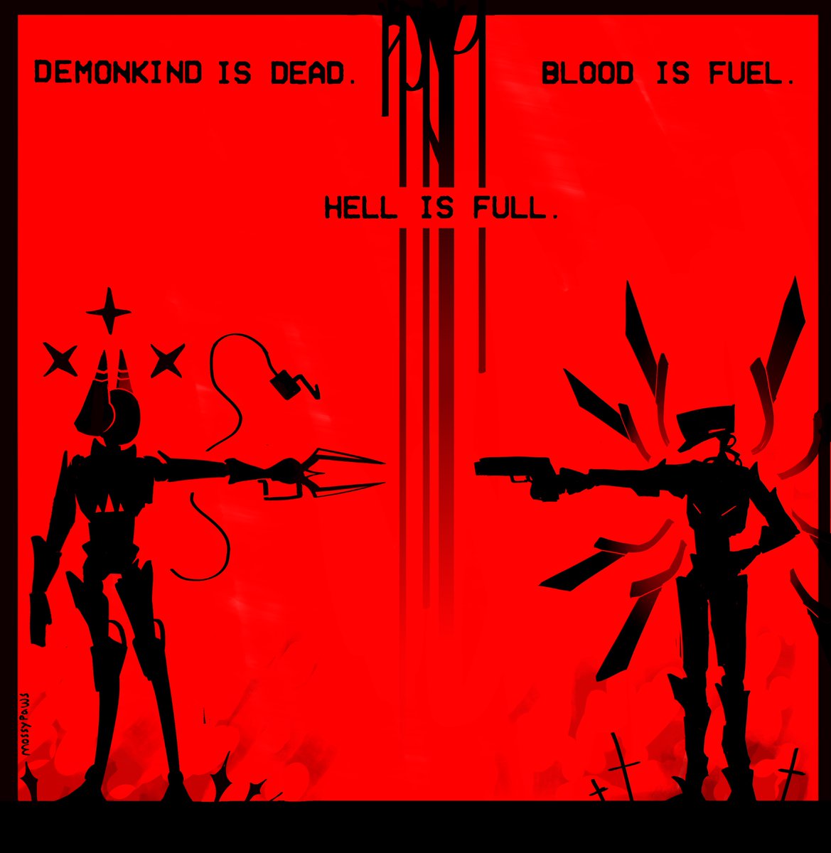 Mossypawsss's tweet image. V1 I don’t think that thing has any blood in it #ultrakill #phighting