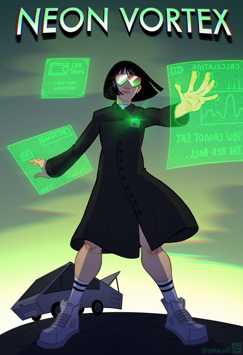 Skraggie's tweet photo. @dannygonzalez is… NEON VORTEX! #danart #neonvortex #dannygonzalez https://t.co/SvBu7jAO1E
