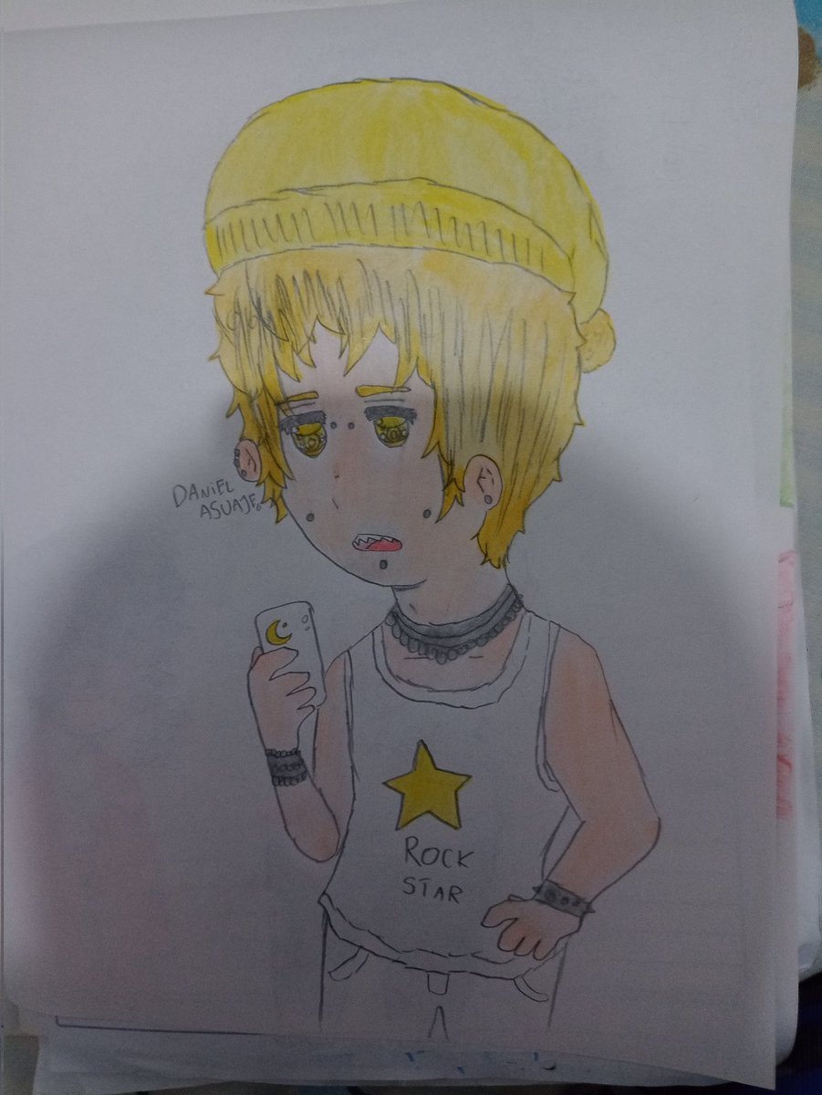 RondonArt2703's tweet image. Boy rock Star🌟🌟🌟 #Y2K #2000s #nightcore #art #draw #illustration #イラストレーター #イラスト #漫画家 #漫画 #rockstar