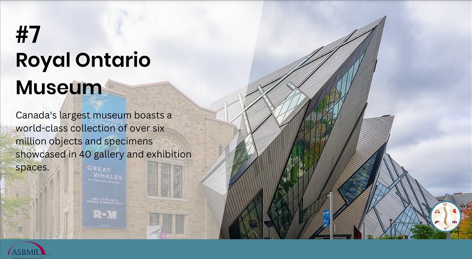 Angela M. Cheung (@angelamcheung) on Twitter photo Sorry I'm late --result of going away & coming back to a pile of urgent/emergent issues. Continuing on our <a href="/OsteoUHN/">UHN Osteoporosis</a> #TOP10 list of things to do in #Toronto while you are here for #ASBMR2024 in September is our #7--the ROM (Royal Ontario Museum) <a href="/ASBMR/">ASBMR</a> <a href="/d_whittier/">Danielle Whittier, PhD</a> <a href="/elena_tsourdi/">Elena Tsourdi</a> Sorry I'm late --result of going away & coming back to a pile of urgent/emergent issues. Continuing on our <a href="/OsteoUHN/">UHN Osteoporosis</a> #TOP10 list of things to do in #Toronto while you are here for #ASBMR2024 in September is our #7--the ROM (Royal Ontario Museum) <a href="/ASBMR/">ASBMR</a> <a href="/d_whittier/">Danielle Whittier, PhD</a> <a href="/elena_tsourdi/">Elena Tsourdi</a>