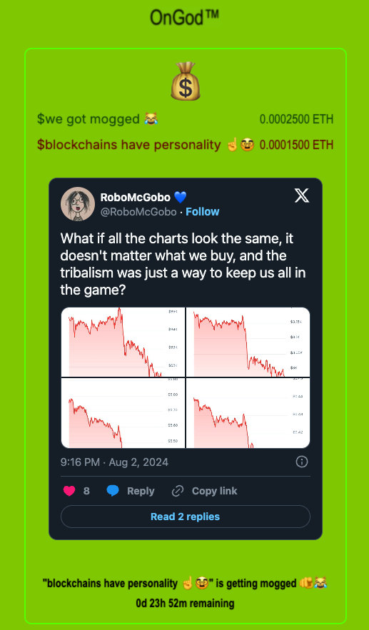 OnGod Prediction Markets tweet media