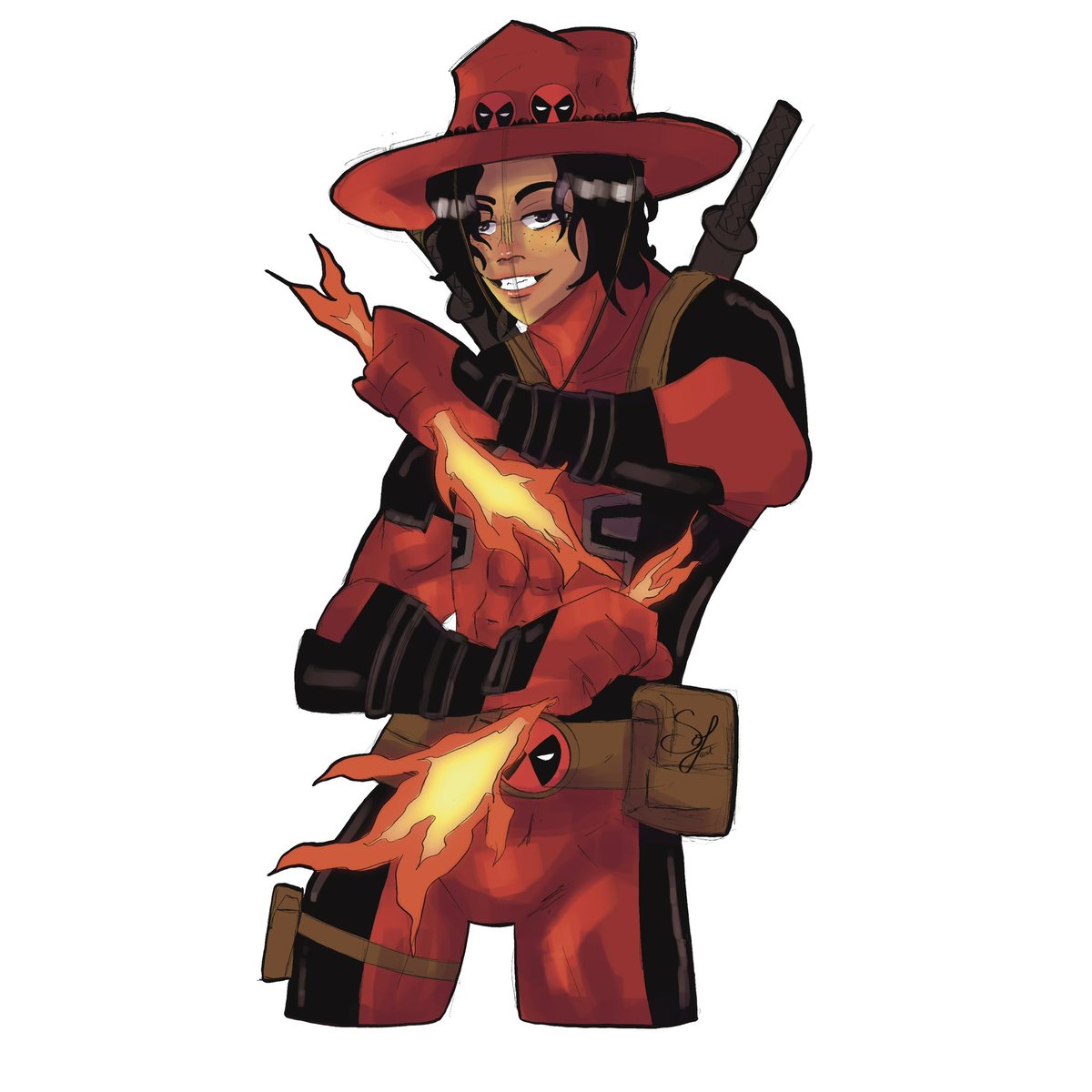 OrcaHearty's tweet image. //Also i drew Acepool so *drops this here*