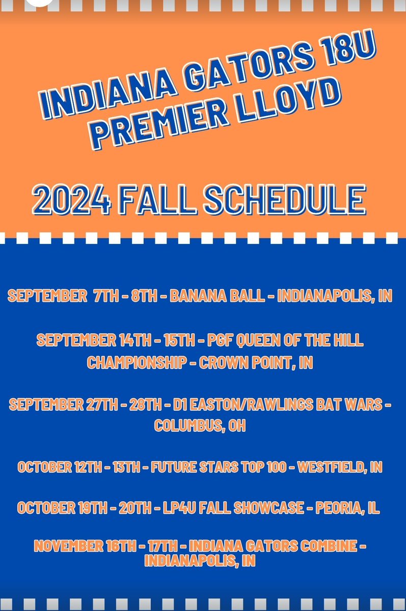 Schedule Alert!!! Come see these Ladies compete this fall!! @IUPUISoftball <a href="/IndStSoftball/">Indiana State Softball</a> <a href="/Huntington_SB/">Huntington Softball</a> <a href="/FlyerSoftball/">Dayton Softball</a> <a href="/BGSUSoftball/">BGSU Softball</a> <a href="/UIndySoftball/">UIndy Softball</a> <a href="/NKUNorseSB/">NKU Softball 🥎</a> <a href="/daccwsb/">Danville Area Community College Softball</a> <a href="/GC__Softball/">Grace College Softball</a> <a href="/goshen_sb/">GC Softball</a> <a href="/MSJSoftball/">MSJ Softball</a> <a href="/McKendreeSB/">McKendree Softball</a> <a href="/WKUSoftball/">WKU Softball</a> <a href="/FCGrizSoftball/">Franklin College Softball</a> <a href="/UWLSOFTBALL/">UWL Softball</a> <a href="/MarianKnightsSB/">Marian Softball</a>