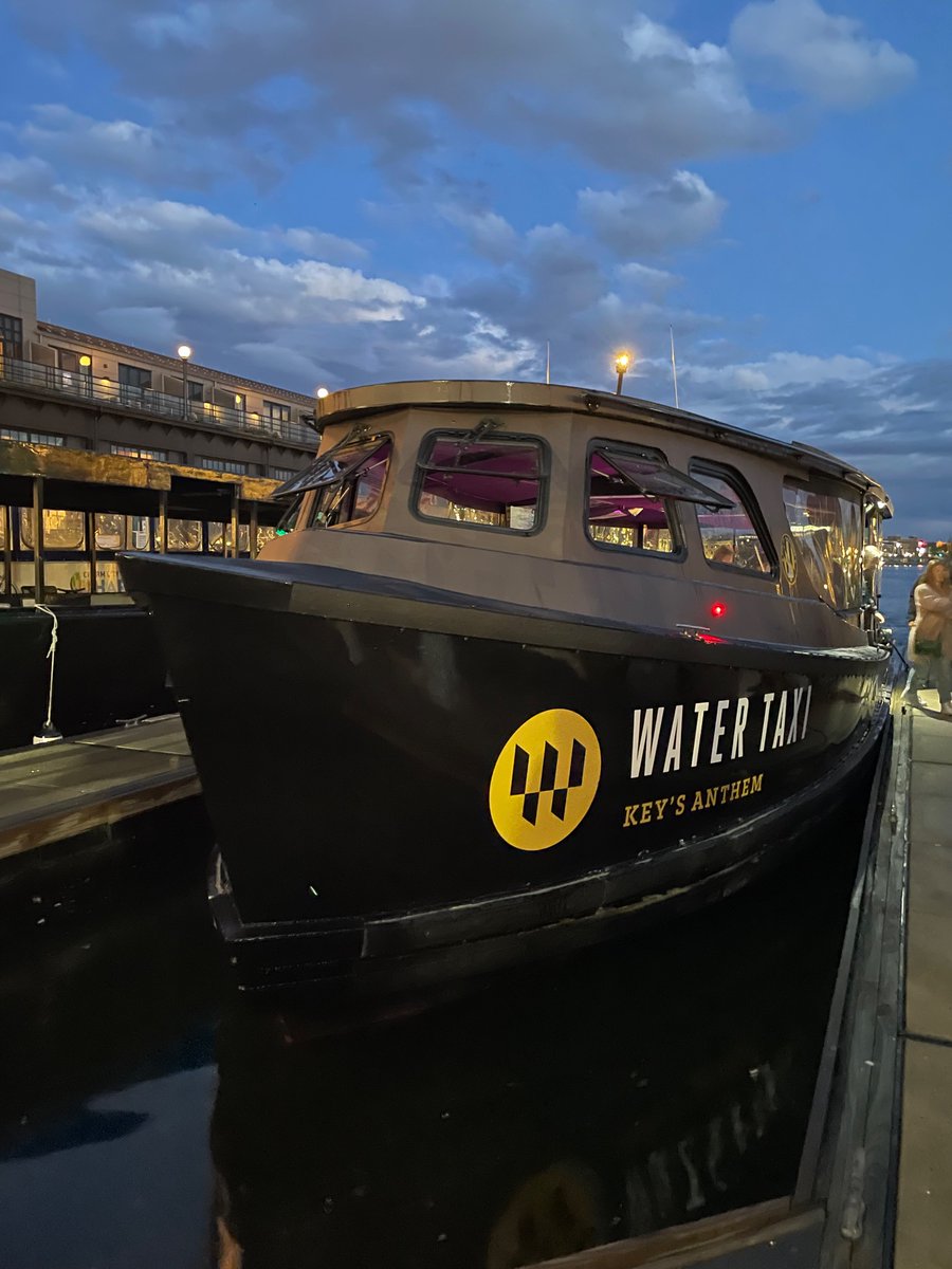 JHUPath's tweet photo. Great start to the weekend! Beautiful night for a water taxi cruise in the Baltimore Inner harbor with our #pathology residents @JHUpath! #pathX #pathtwitter #pathmatch #pathmatch25 #wellness @BmoreWaterTaxi https://t.co/3hC68vovZk