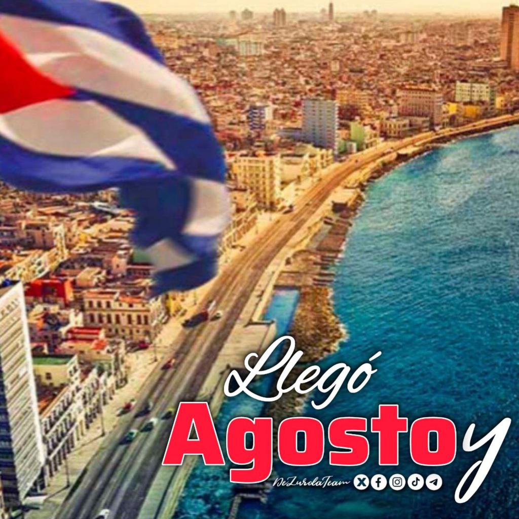 #LlegóAgostoY seguimos aquí y habrá Cuba hasta que se sequé el malecón entendieron.
#DeZurdaTeam 
<a href="/cuba_maril56850/">Marilin De Cuba</a> 
<a href="/IzquierdaPinera/">🇨🇺IzquierdaPinera❤️</a>