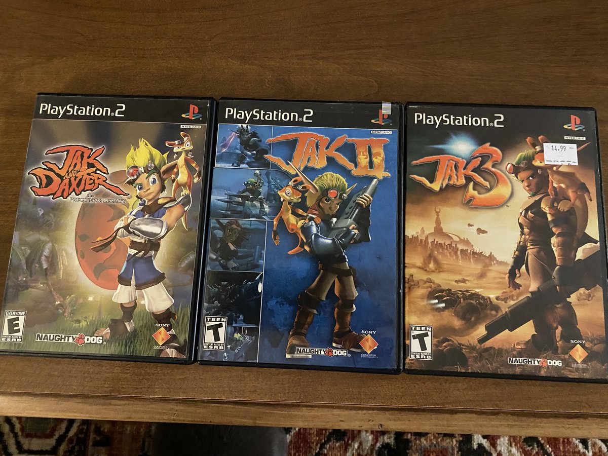 CosmicCamden's tweet photo. Copped Jak 3 for $15 today. Just gotta get Jak X combat racing now. https://t.co/tK6asogL9b