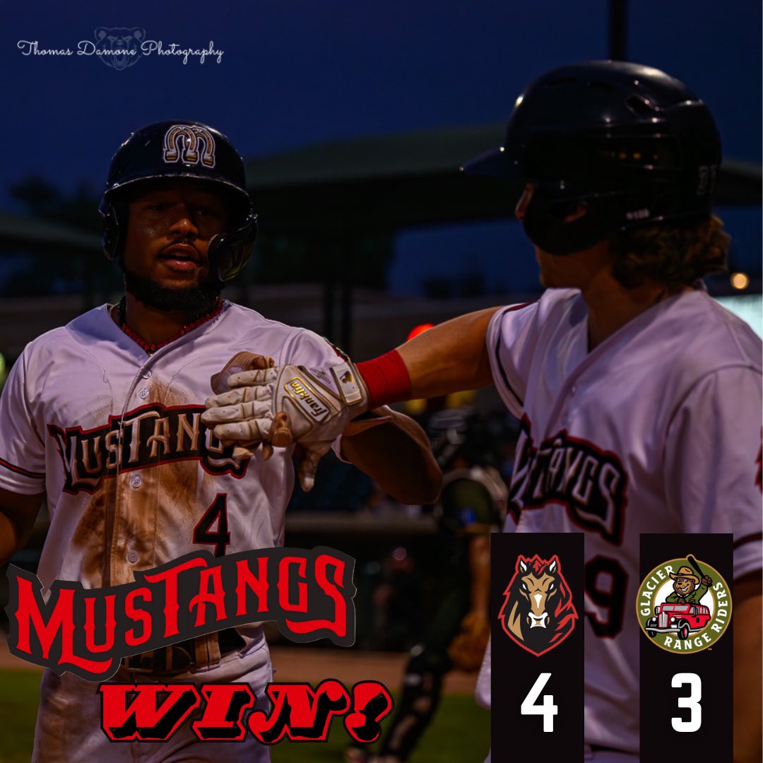 Blink and you’ll miss it!🤠 #stangswin

We’re back tomorrow night! First pitch, 6:35 PM
🎟️: billingsmustangs.com
