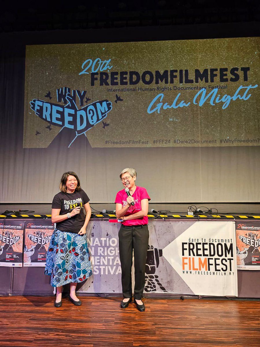 EUinMalaysia's tweet photo. Deputy Head of the EU Delegation to Malaysia Timo Goosmann took the stage at the 20th #FreedomFilmFest last night to speak about the importance of films in bridging cultures and putting the voices that matter at the forefront. (1/2)
#WhyFreedom #FFF24 #Dare2Document #EUinMalaysia https://t.co/vmId1XNVNC