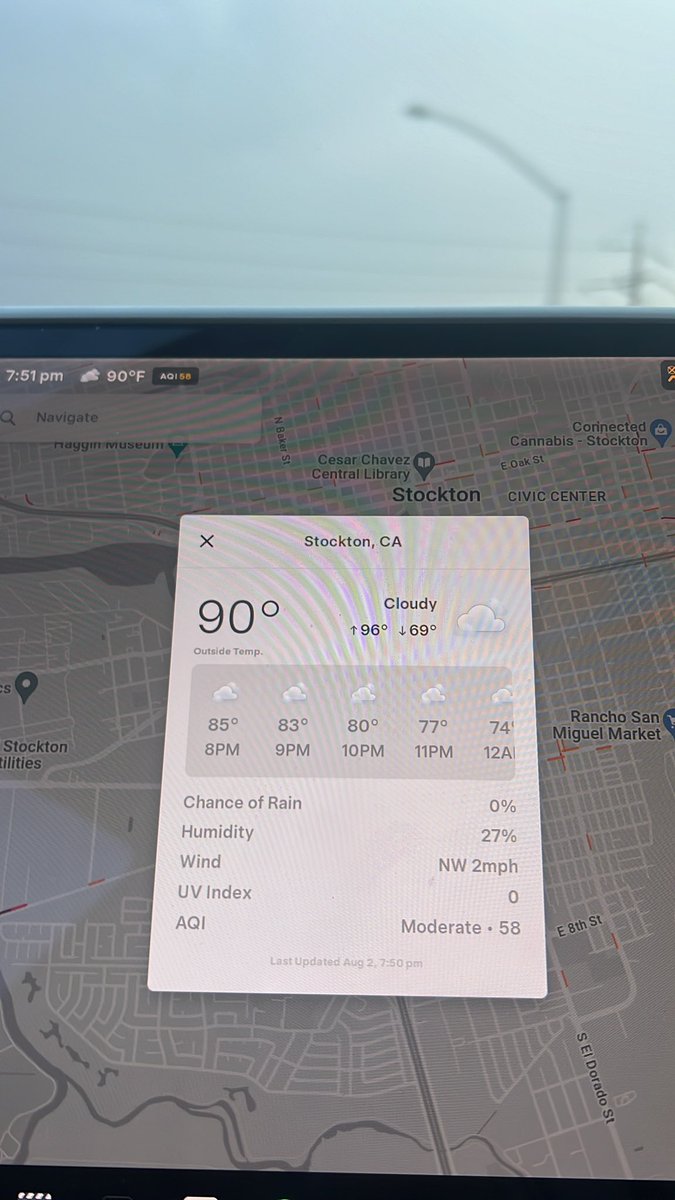 getsomesports's tweet photo. Well I gave in, 2024.26.3.1 ;โฆ
whole new climate layout
Air Quality Index
weather
2019 SR+ 130k+ mi just got brand new again today ๐ ๐๐ผ @Tesla #Elon #TeslaTeam #SustainableFuture https://t.co/O0k9xOoF7I