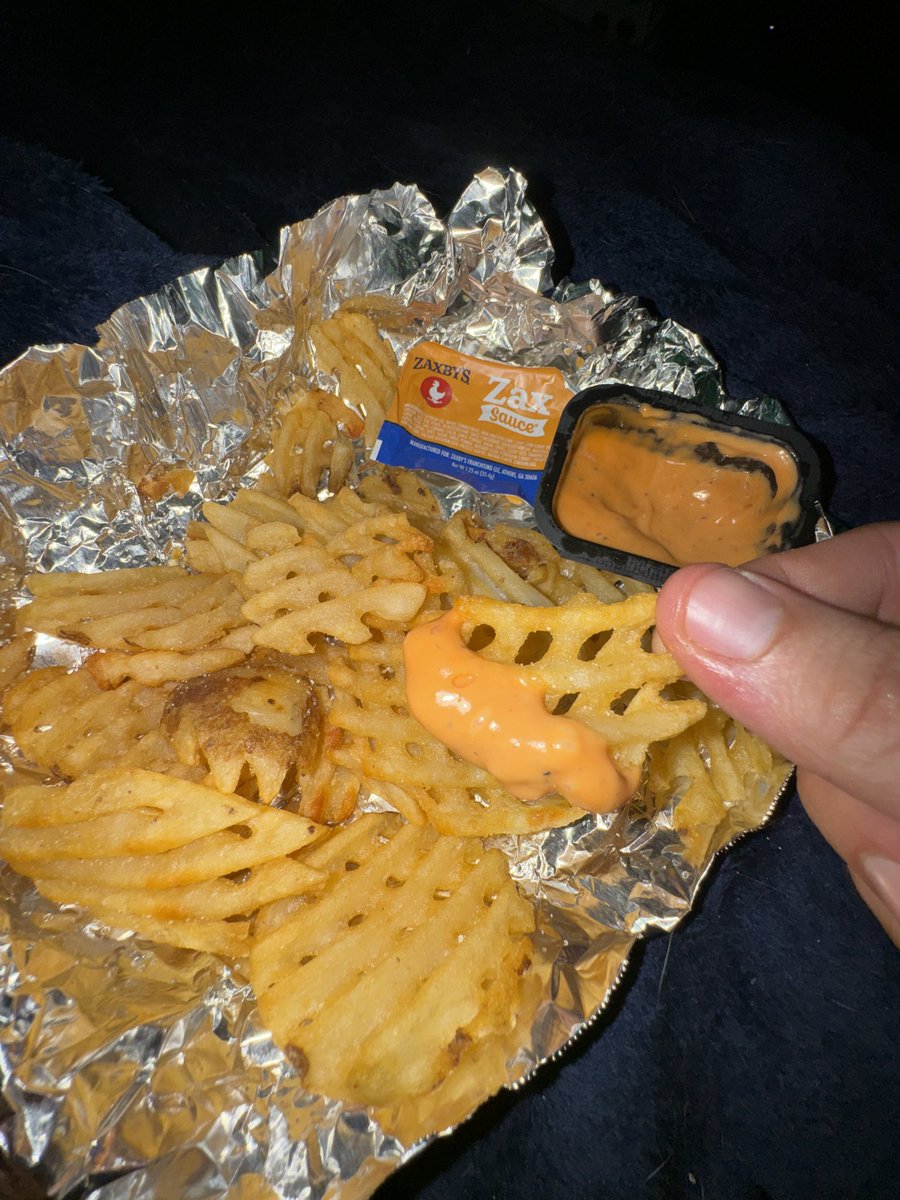 I got <a href="/ChickfilA/">Chick-fil-A, Inc.</a> fries with <a href="/Zaxbys/">ZAXBYS</a> sauce, because I deserve better, and YOU CANT CONTROL ME!