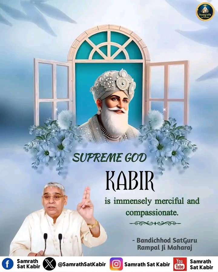 DeviyaRanii's tweet photo. SUPREME GOD KABIR
is immensely merciful and
compassionate.
#GodMorningSaturday https://t.co/b2dbrRTGxf