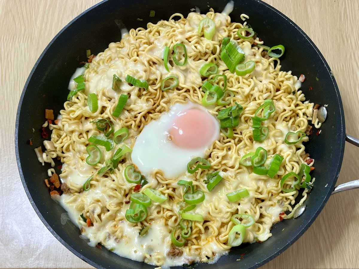 p_mjri's tweet photo. クジライ式ラーメンつくった！ https://t.co/RfS1WQvbKC