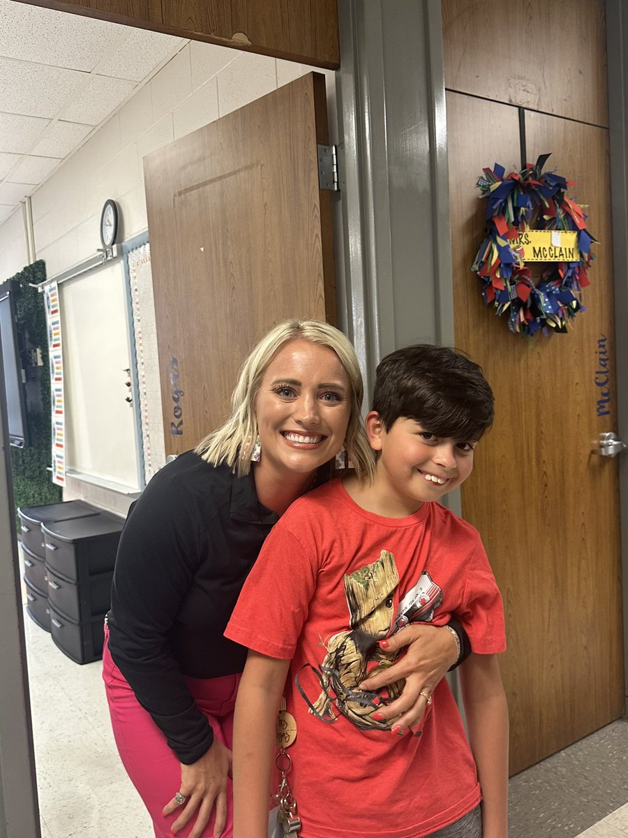 My Firsties are SO grown up!!! I’m so excited I get to be back in the hallways with some of them. Schedule pick-up was a huge success. I am SO excited to be taking on 5th grade RLA this year. ✨ <a href="/BearBranchInt/">Bear Branch Intermediate</a>