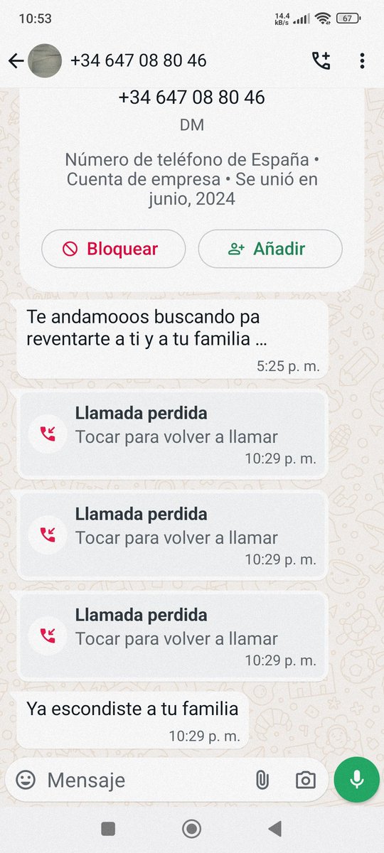aquenemano's tweet photo. @TarekWiliamSaab he sido amenazado de muerte por terroristas que se ocultan tras nros. Telefónicos ..Nacionales e internacionales. .. fui a la ofic. de la Av.Lara en Bqto. será dentro de 10 días que me darán respuesta. https://t.co/jSv8xtWBBc