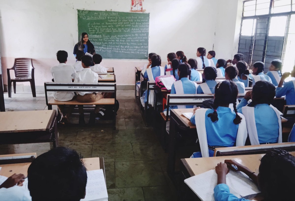 शासकीय high school किंवटी में बच्चों को स्वास्थ्य संबंधी जानकारी दी गई